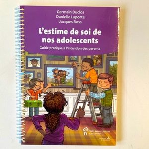 French new book L’estime de soi de nos adolescents Germain Duclos livre